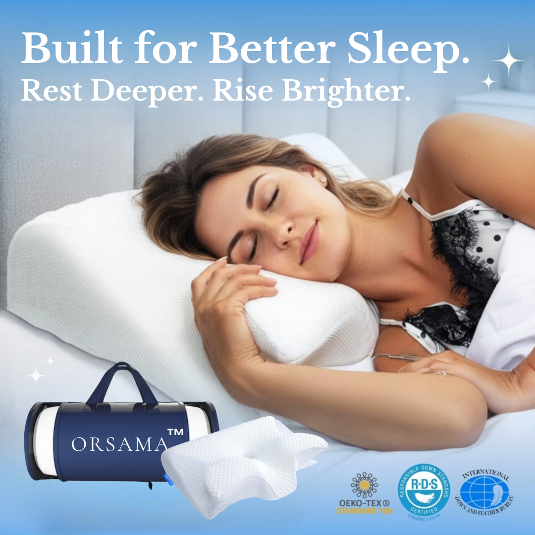 ORSAMA™  CloudEase Pillow 2.0 - 6D Contour Relief Pillow