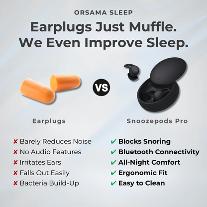 SnoozePods Pro™ | Premium Bluetooth Sleepbuds
